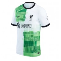 Camiseta Liverpool Cody Gakpo #18 Segunda Equipación Replica 2023-24 mangas cortas